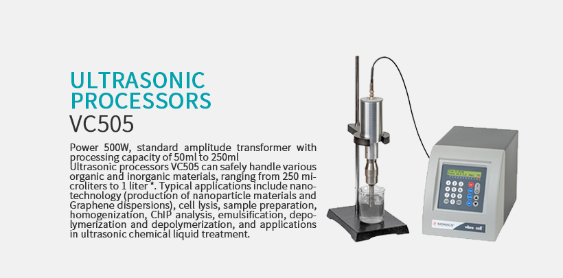ultrasonic processors VC505